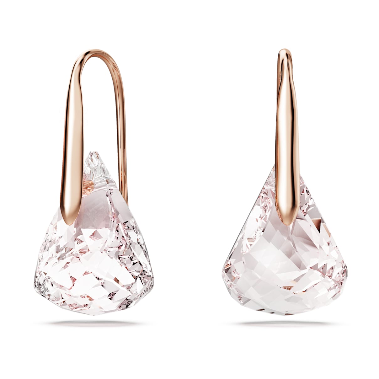 

Lunar drop earrings, Pink, Rose gold-tone plated