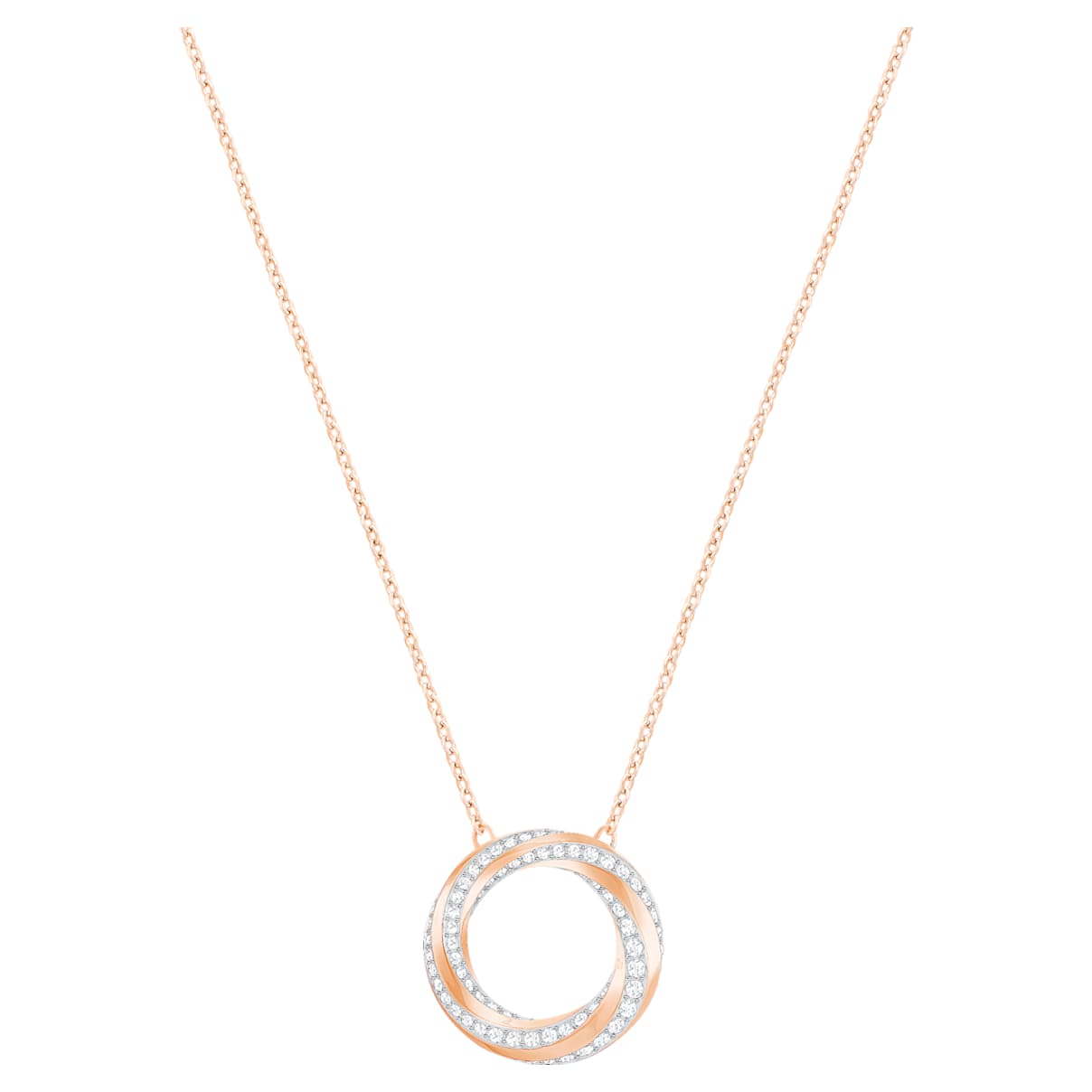

Hilt Halskette, Runde Form, Weiß, Roségold-Legierungsschicht