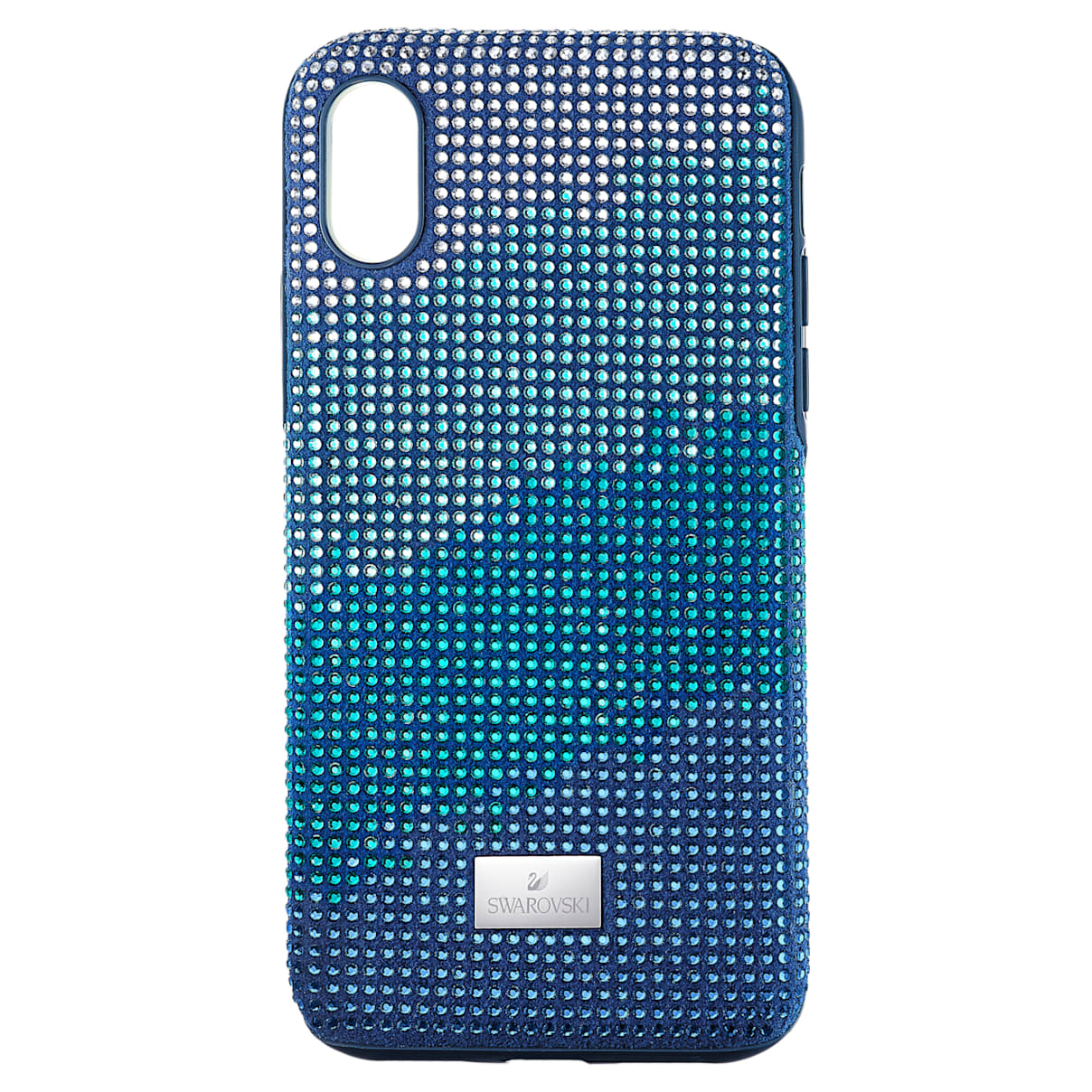 Custodia per smartphone con bordi protettivi Crystalgram, iPhone® X/XS, azzurro