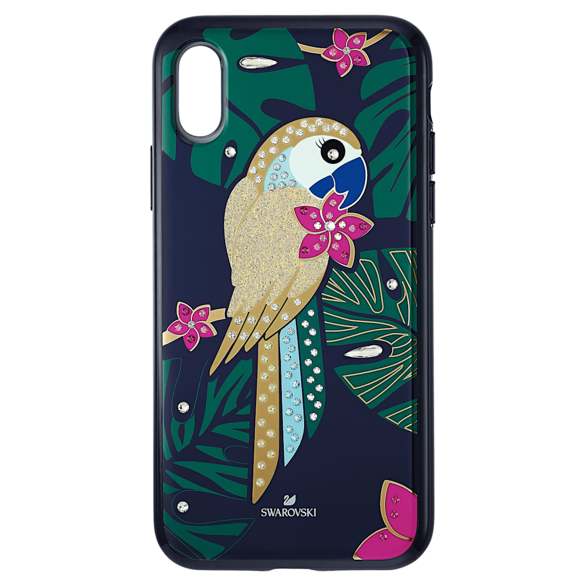 Click to view product details and reviews for Tropical Parrot Smartphone Case With Bumper Iphone&reg; Xs Max Dark Multi Coloured.