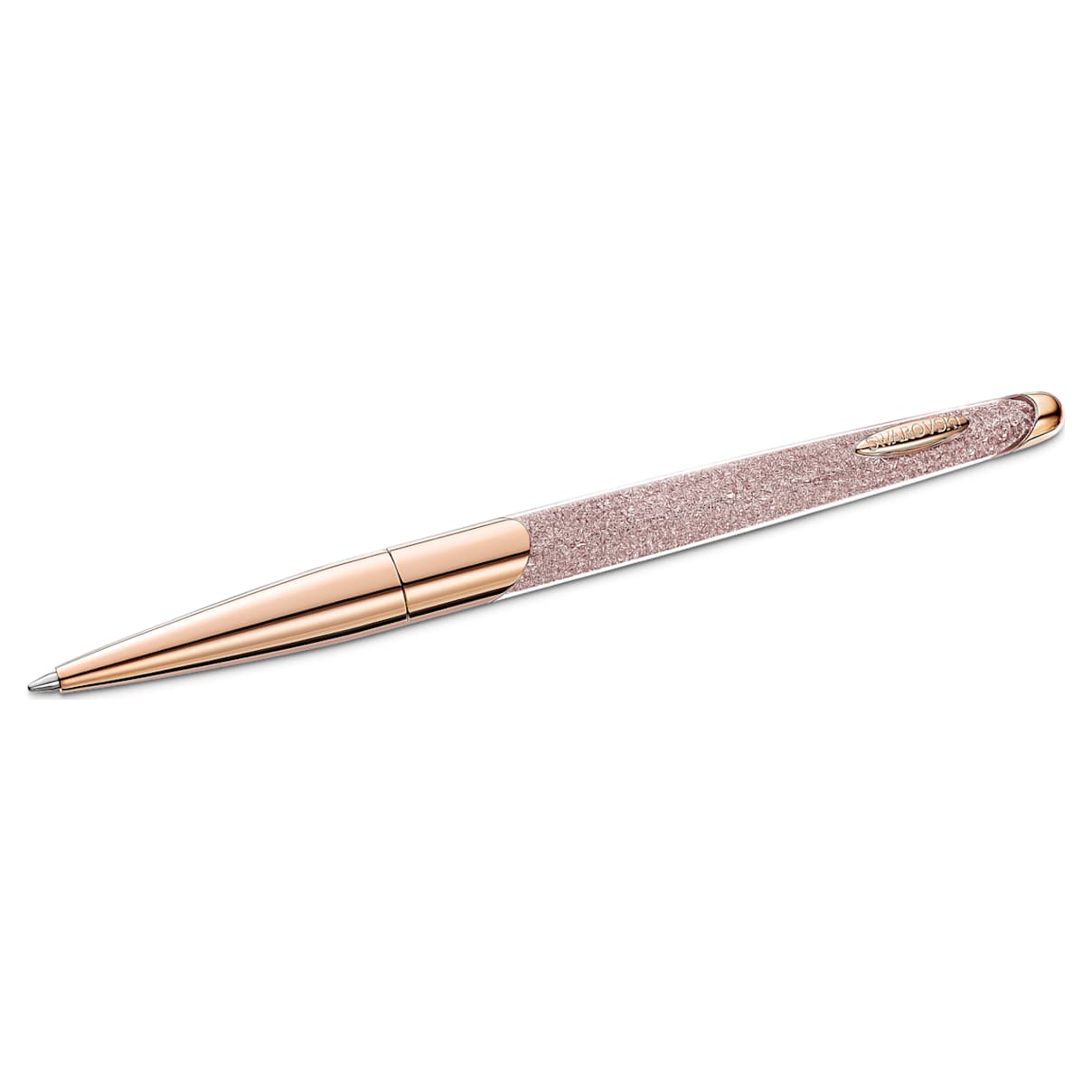 Click to view product details and reviews for Crystalline Nova Ballpoint Pen Pink Rose Gold Tone Plated.