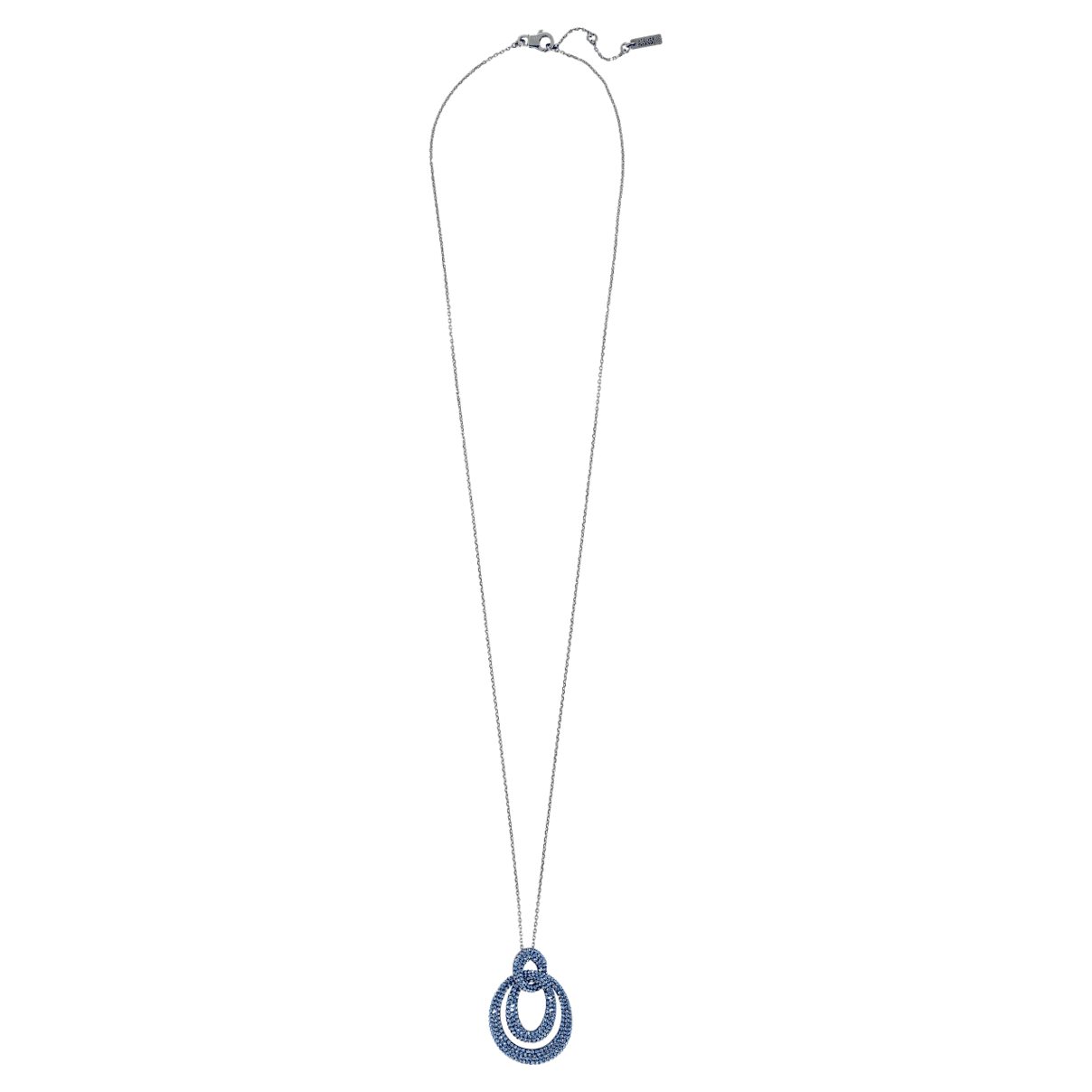 

Tigris pendant, Blue, Ruthenium plated