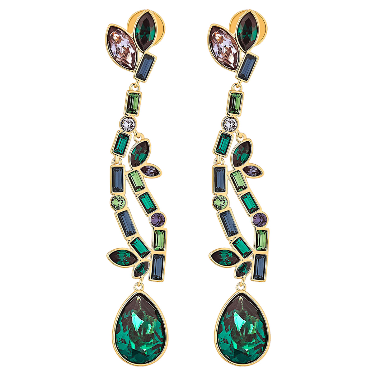 Click to view product details and reviews for Beautiful Earth Pierced Earrings Multicolored Gold Tone Plated.