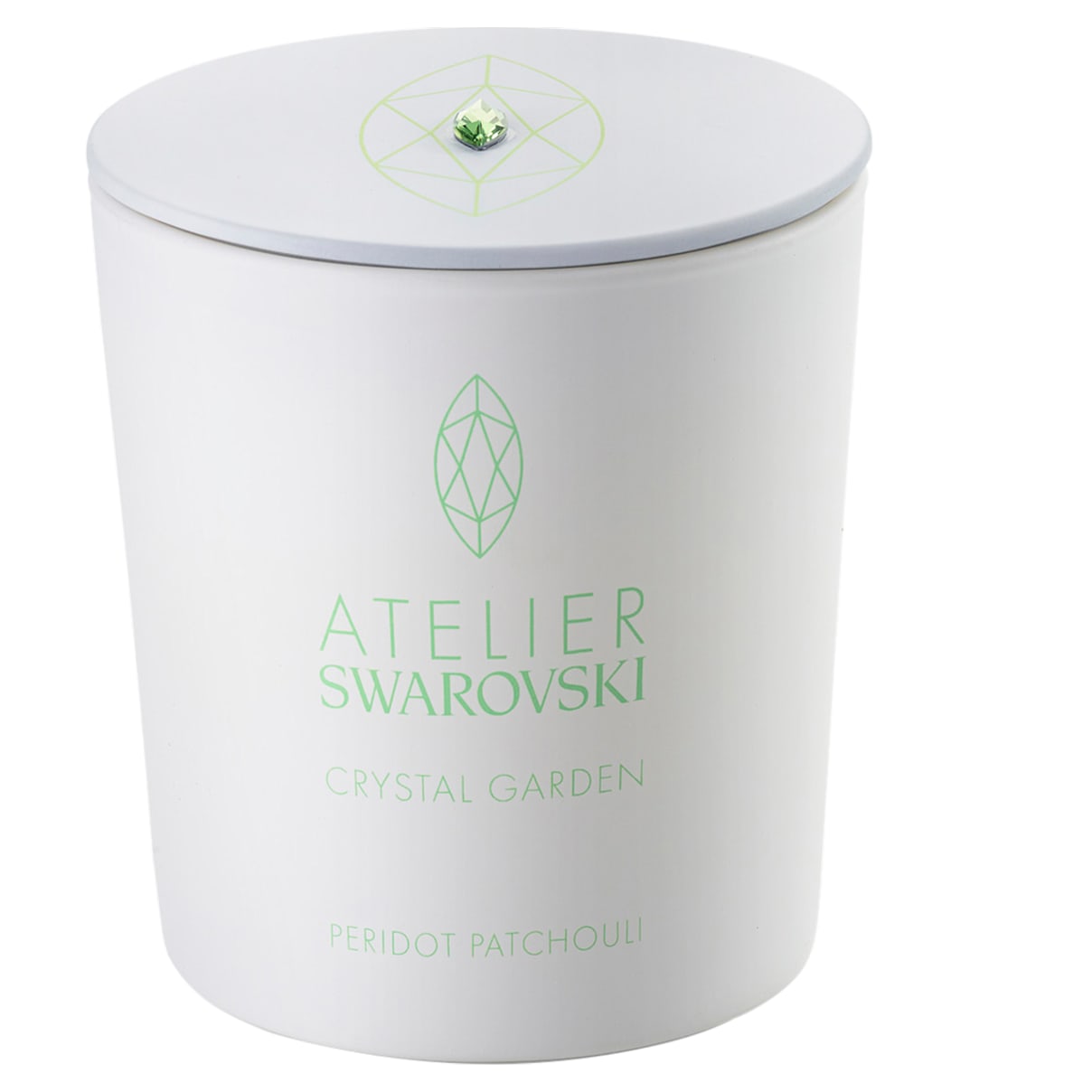 Click to view product details and reviews for Crystal Garden Candle Green Peridot Patchouli.