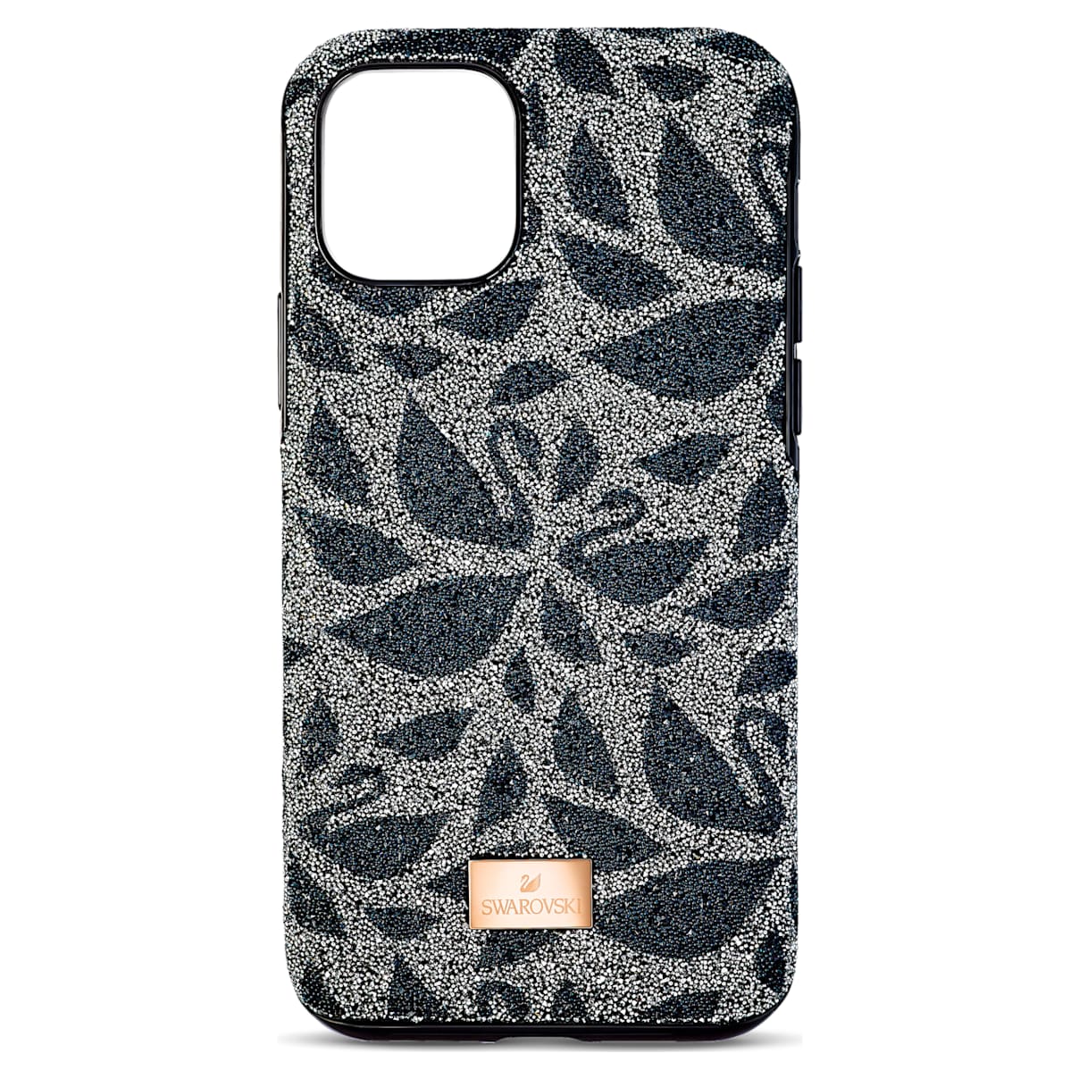 

Swarovski Swanflower smartphone case, Swan, iPhone® 11 Pro, Black