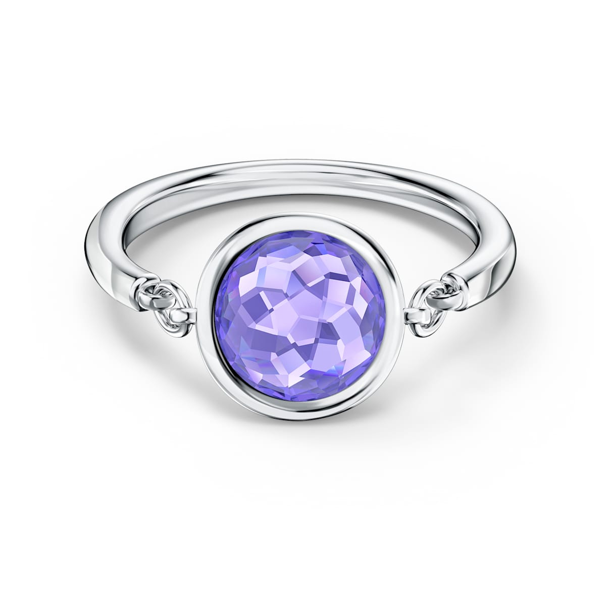

Swarovski Tahlia Ring, Rundschliff, Violett, Rhodiniert