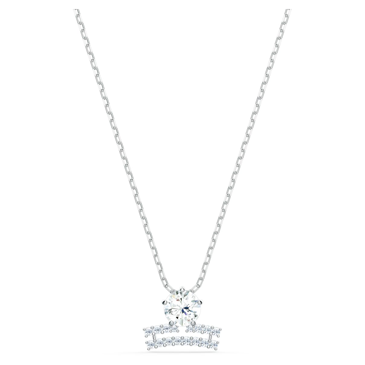 

Swarovski Zodiac II pendant, Libra, White, Mixed metal finish