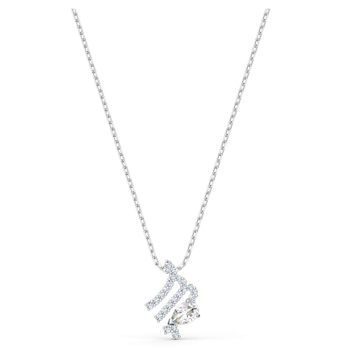

Swarovski Zodiac II pendant, Virgo, White, Mixed metal finish