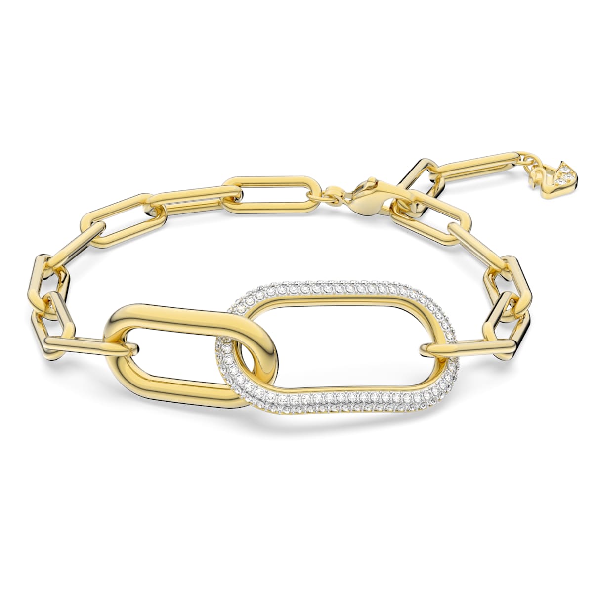 

Swarovski Time bracelet, White, Mixed metal finish