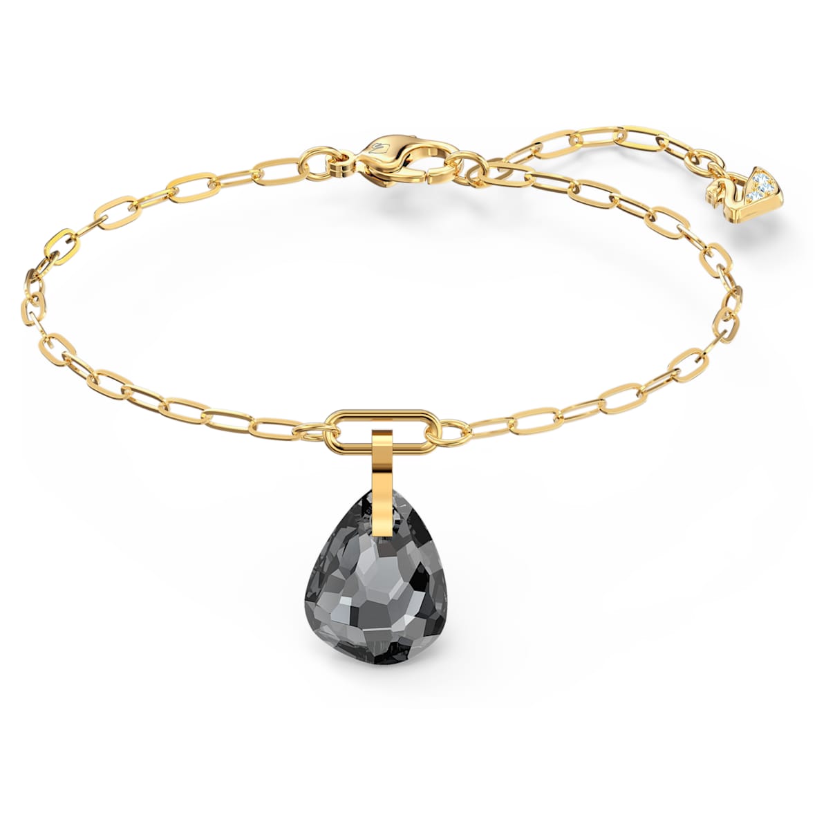 Click to view product details and reviews for T Bar Bracelet Grey Gold Tone Plated.