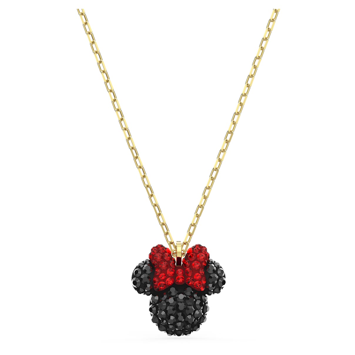 Click to view product details and reviews for Minnie Pendant Black Gold Tone Plated.