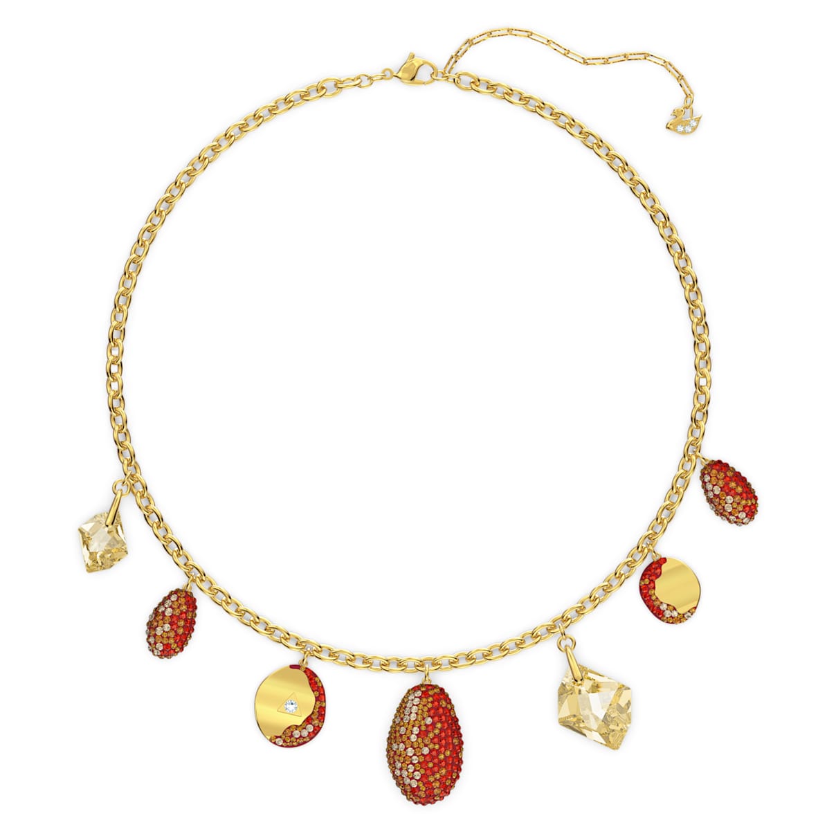 Click to view product details and reviews for The Elements Necklace Red Mixed Metal Finish.