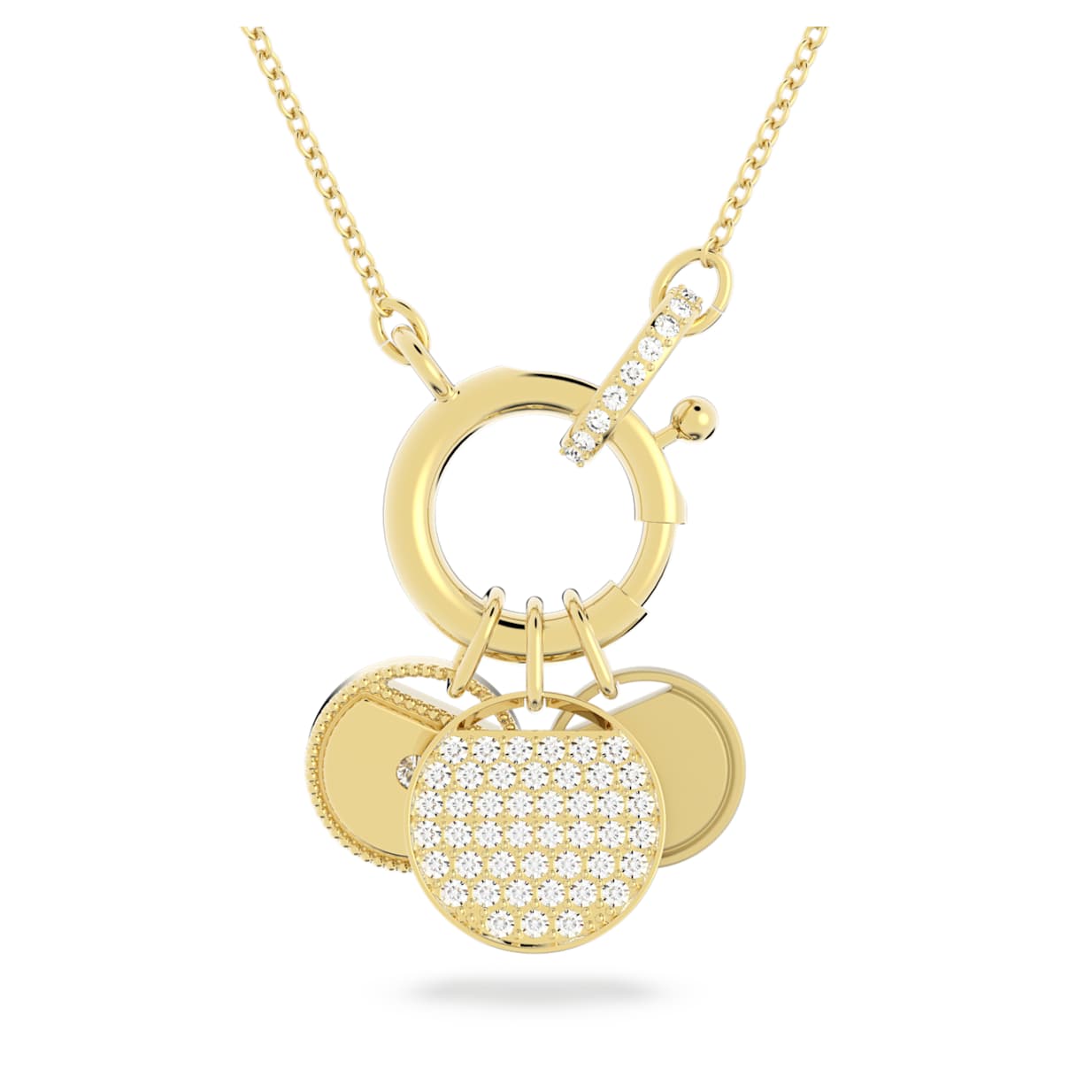 Click to view product details and reviews for Ginger Charm Necklace White Gold Tone Plated.