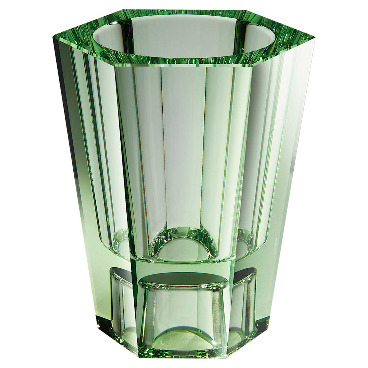Vaso reversibile Lumen, media, verde