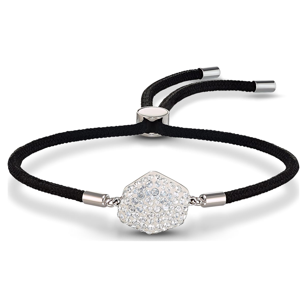 Braccialetto Swarovski Power Collection Air Element, nero, acciaio inossidabile