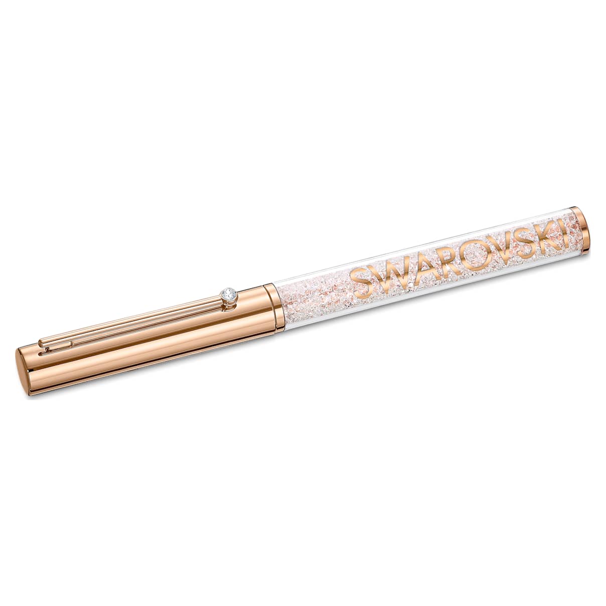 Click to view product details and reviews for Crystalline Gloss Ballpoint Pen Rose Gold Tone Plated.