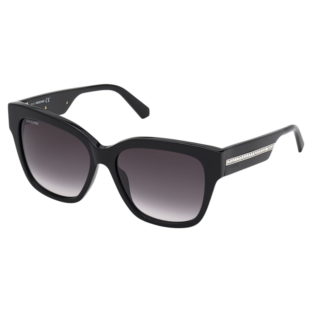 

Swarovski sunglasses, Square shape, SK0305 01B, Black