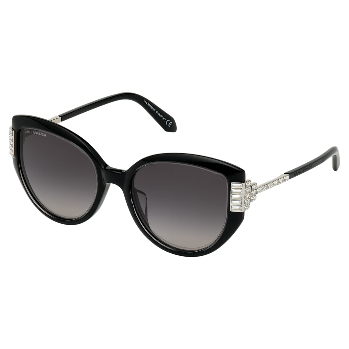 Click to view product details and reviews for Fluid Cat Eye Sunglasses Black.