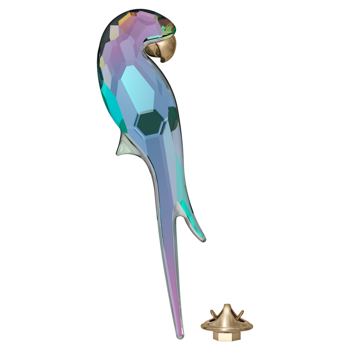 

Swarovski Jungle Beats Magnet Perroquet, Vert brillant, grand modèle