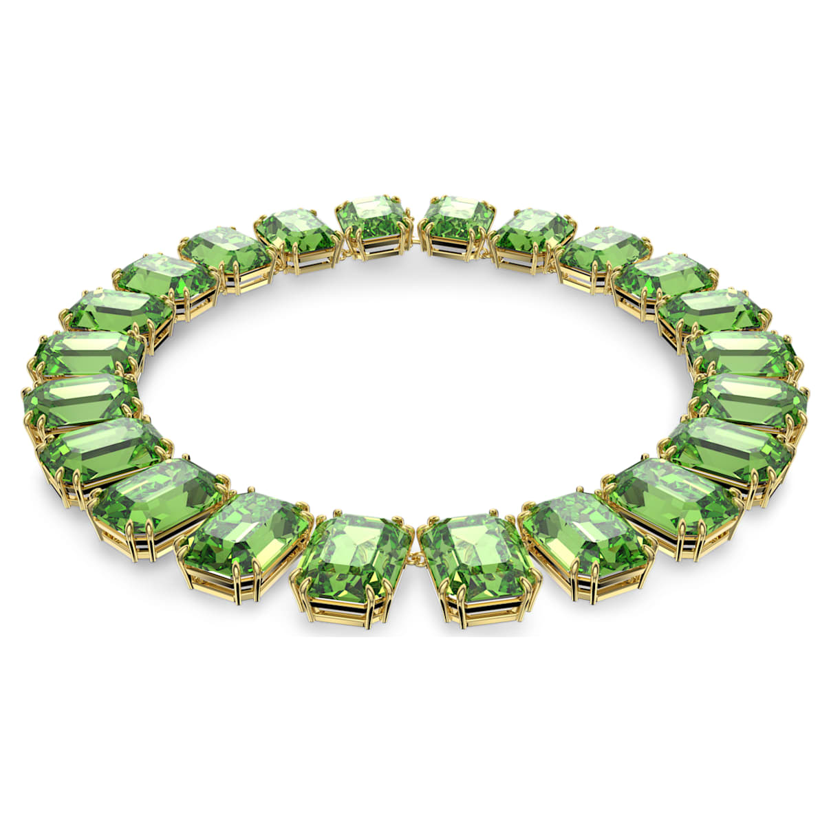 Shop Swarovski Millenia Necklace In Green