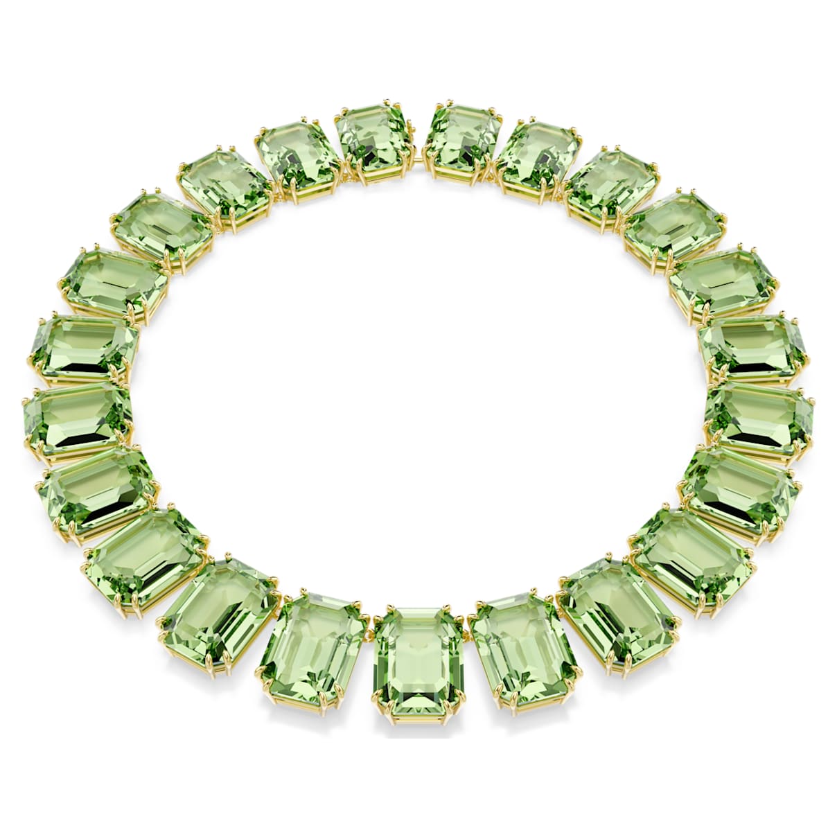 Shop Swarovski Millenia Necklace In Green