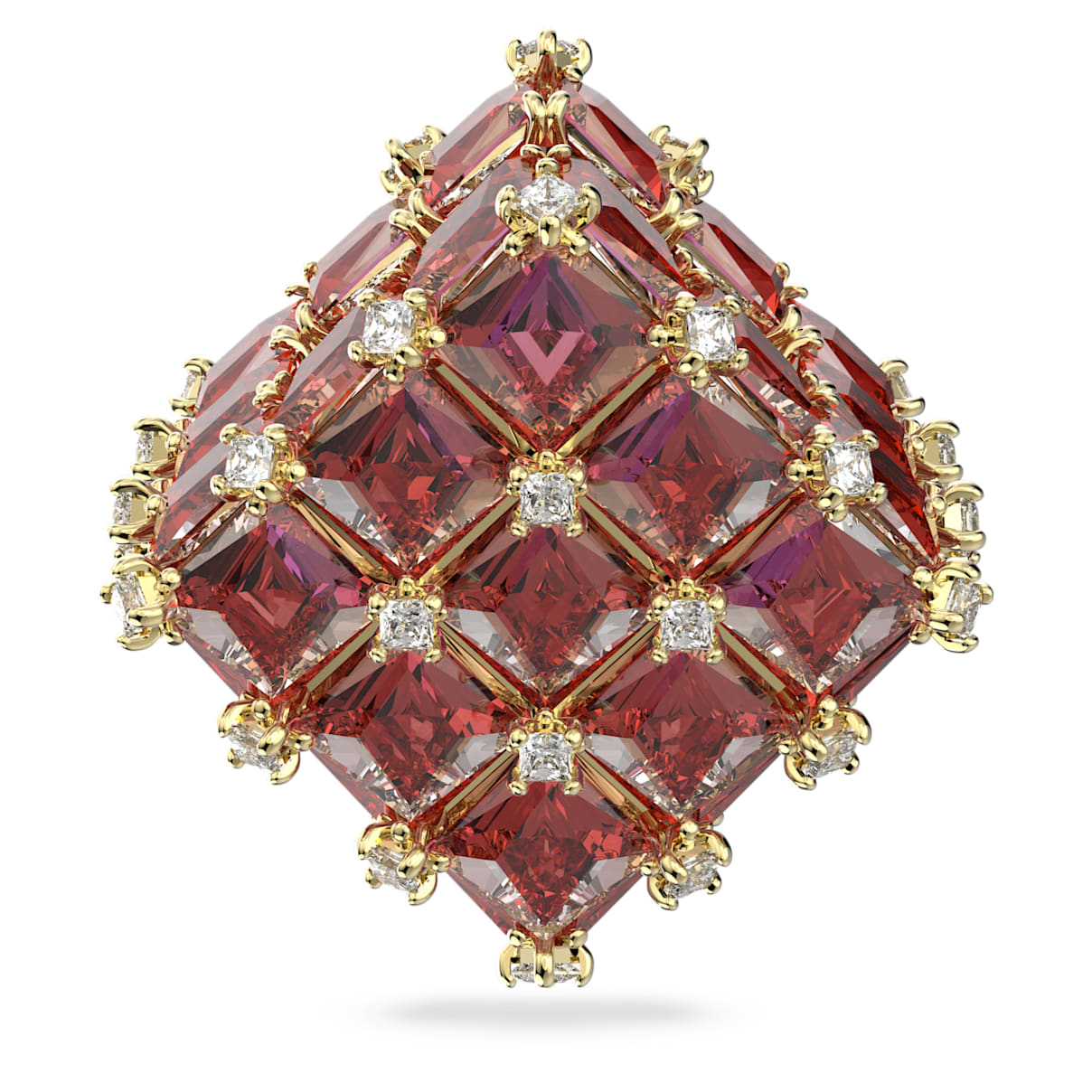 Click to view product details and reviews for Curiosa Stud Earring Single Orange Gold Tone Plated.