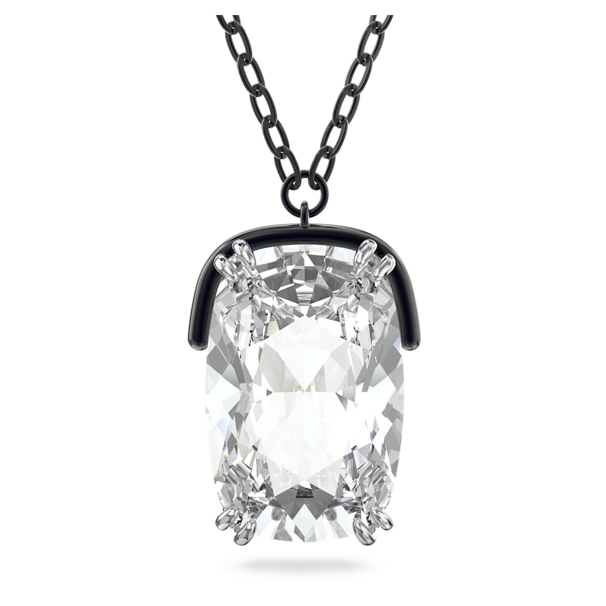 

Harmonia pendant, Oversized crystal, White, Mixed metal finish