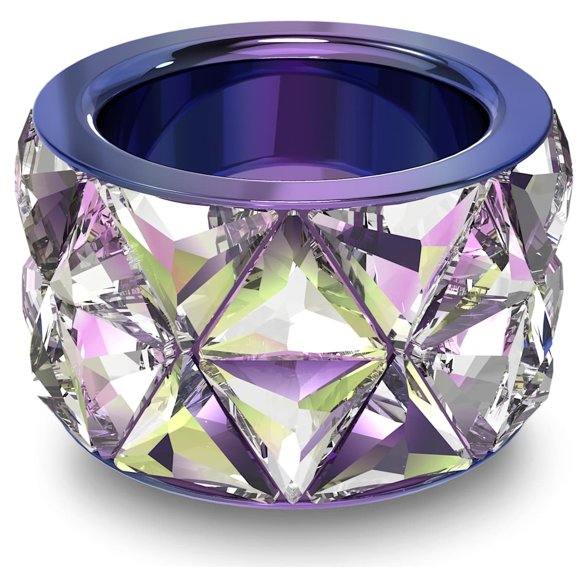 

Curiosa cocktail ring, Triangle cut, Multicoloured