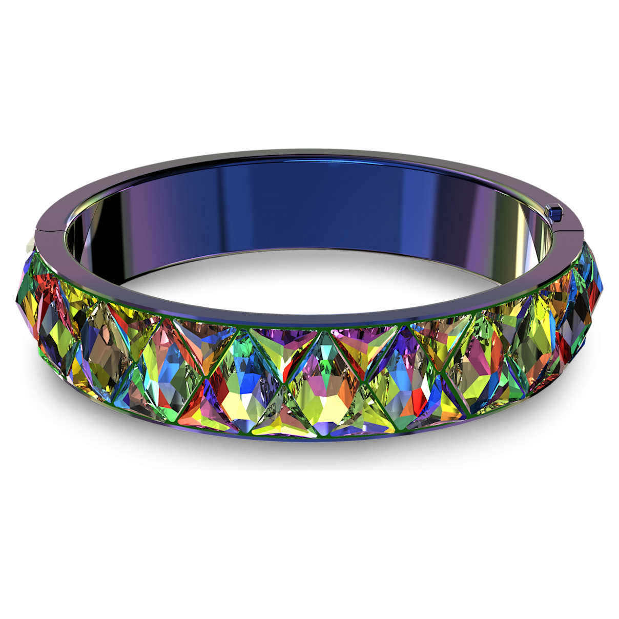 Shop Swarovski Curiosa Bangle In Blue