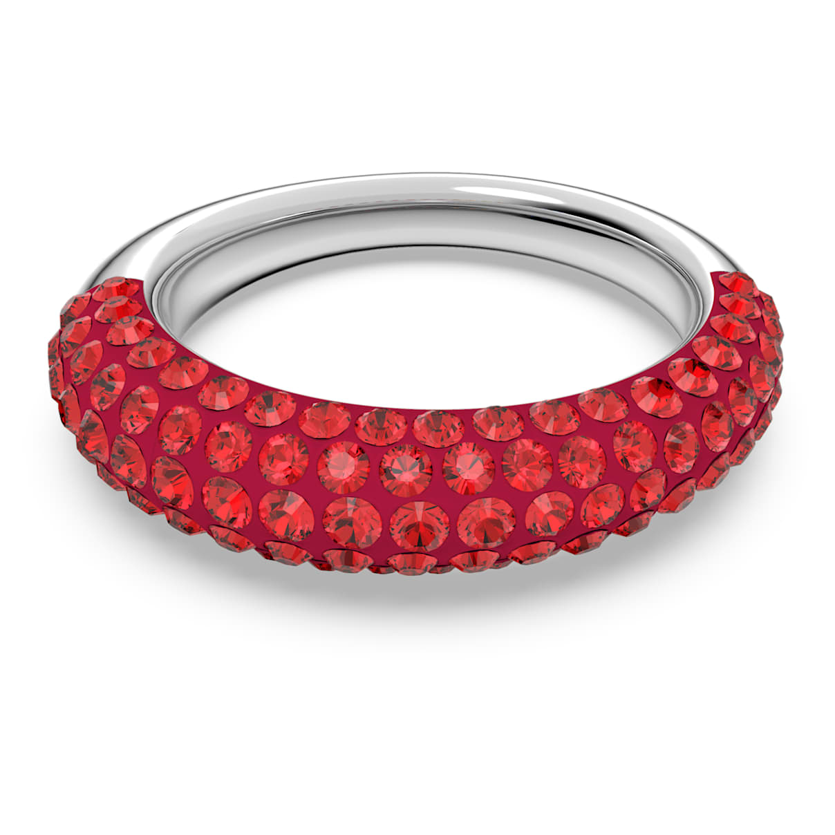 

Swarovski Tigris ring, Red, Rhodium plated
