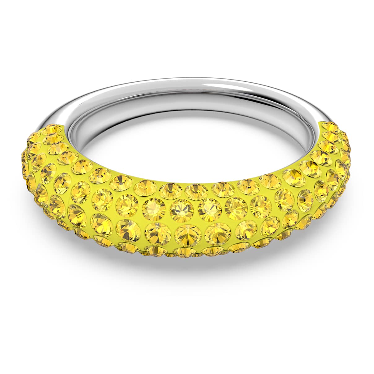 

Swarovski Tigris ring, Yellow, Rhodium plated
