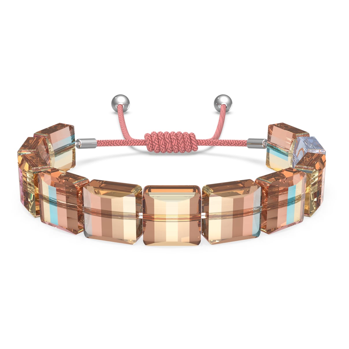 

Swarovski Letra bracelet, Infinity, Orange, Rhodium plated