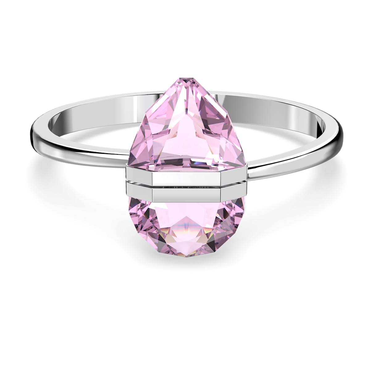 Shop Swarovski Lucent Bangle In Pink