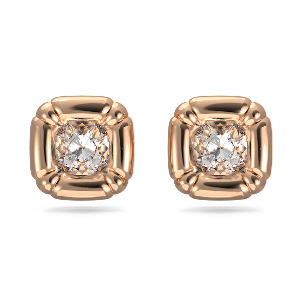 

Pendientes de botón Dulcis, Talla cojin, Tono oro rosa
