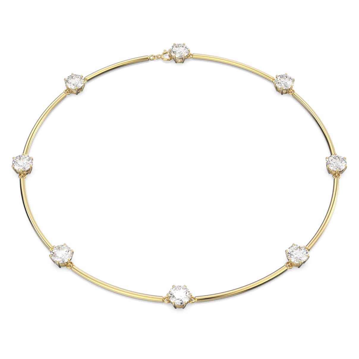 Constella Halsband, Rundschliff, Weiß, Glänzende Goldton-Beschichtung