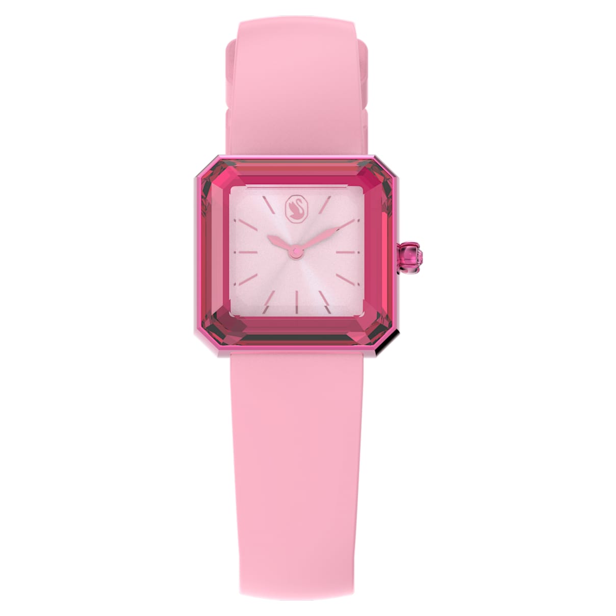 

Watch, Silicone strap, Pink