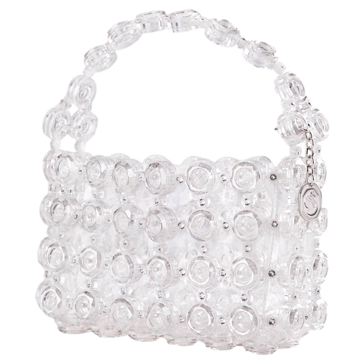 

Bag, Silver tone, Rhodium plated