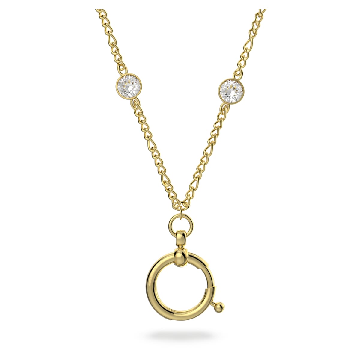 Curiosa necklace, Gold tone, Gold-tone plated
