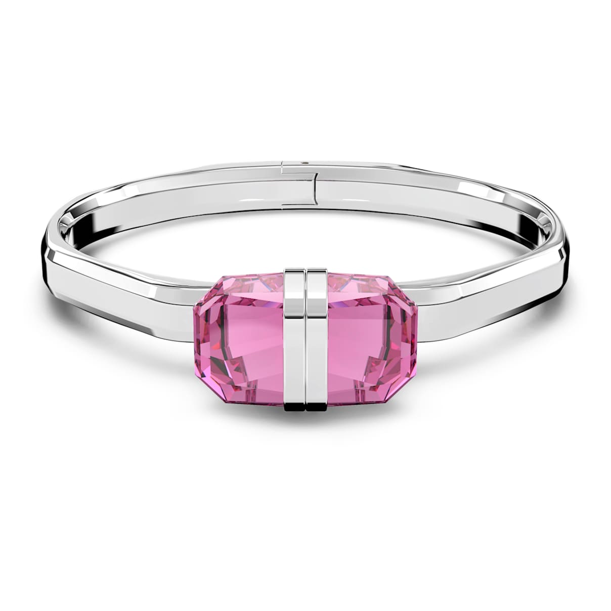 Bracelet-jonc Lucent, Fermoir magnétique, Rose, Acier inoxydable