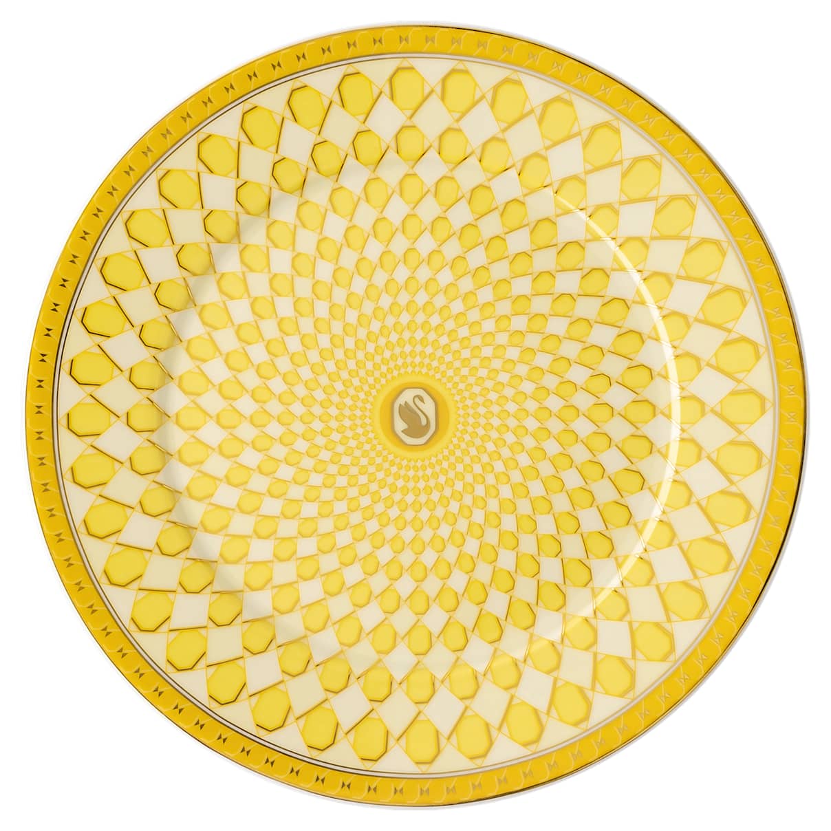 

Signum bread plate, Porcelain, Yellow