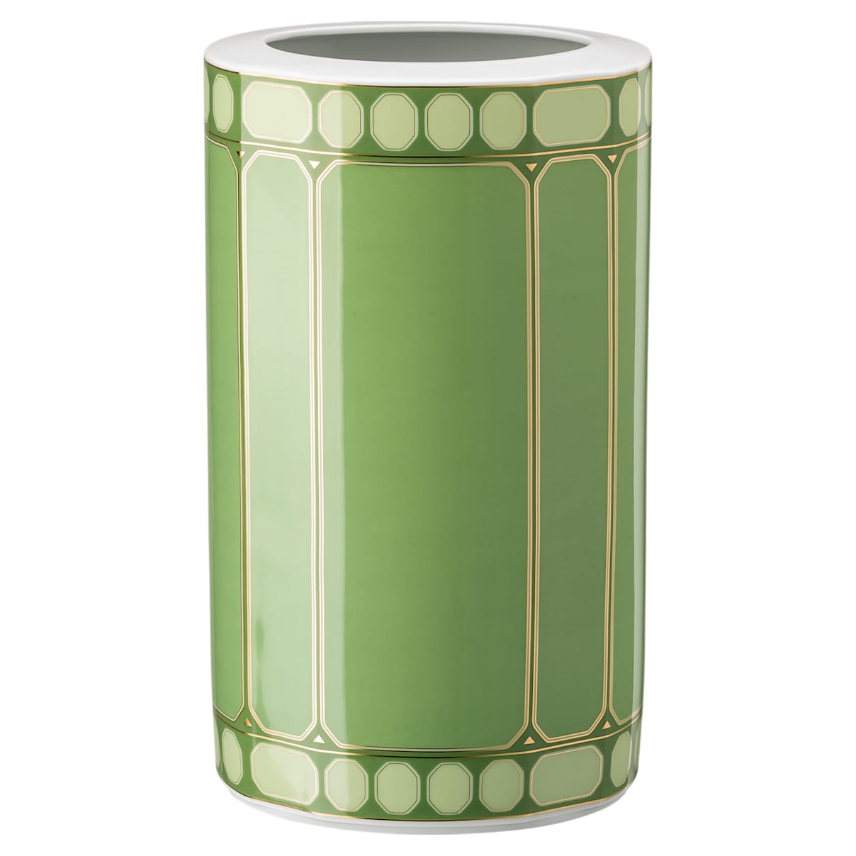 Swarovski Signum vase, Porcelain, Large, Green