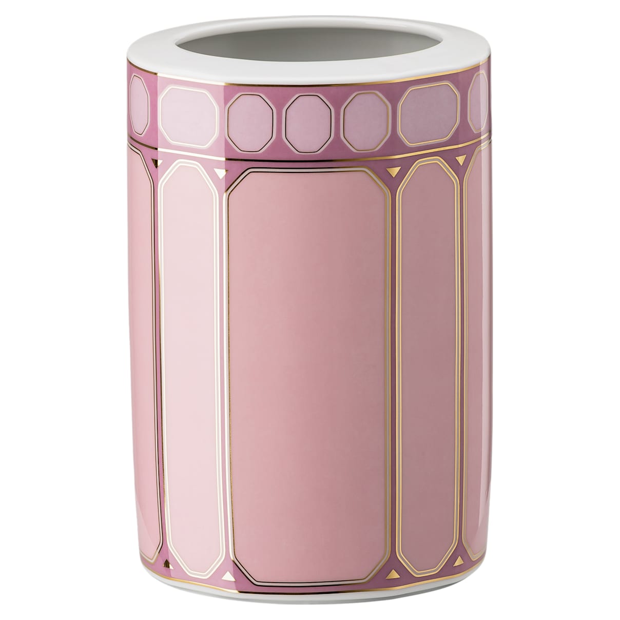 

Signum Vase, Porzellan, Mittelgroß, Rosa