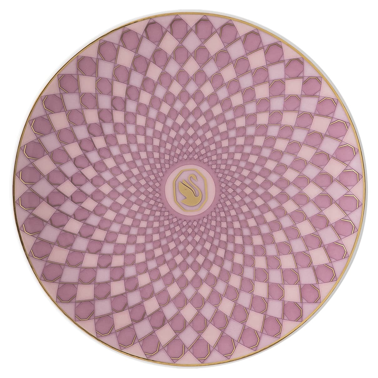 

Signum plate, Porcelain, Small, Pink
