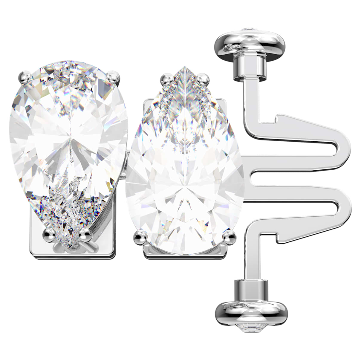 

Matrix extender, Pear cut, White, Rhodium plated