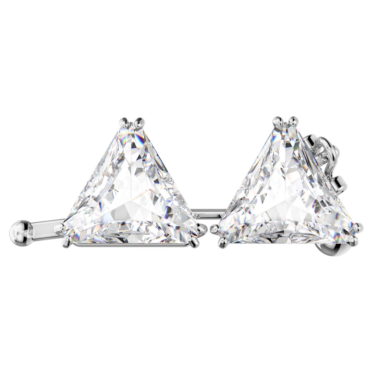 

Swarovski Ortyx extender, Triangle cut, White, Rhodium plated
