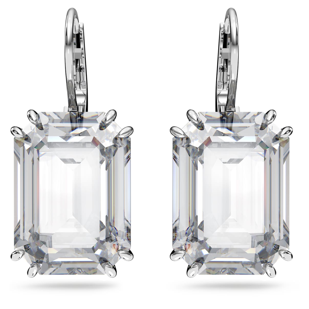 Shop Swarovski Millenia Drop Earrings In White