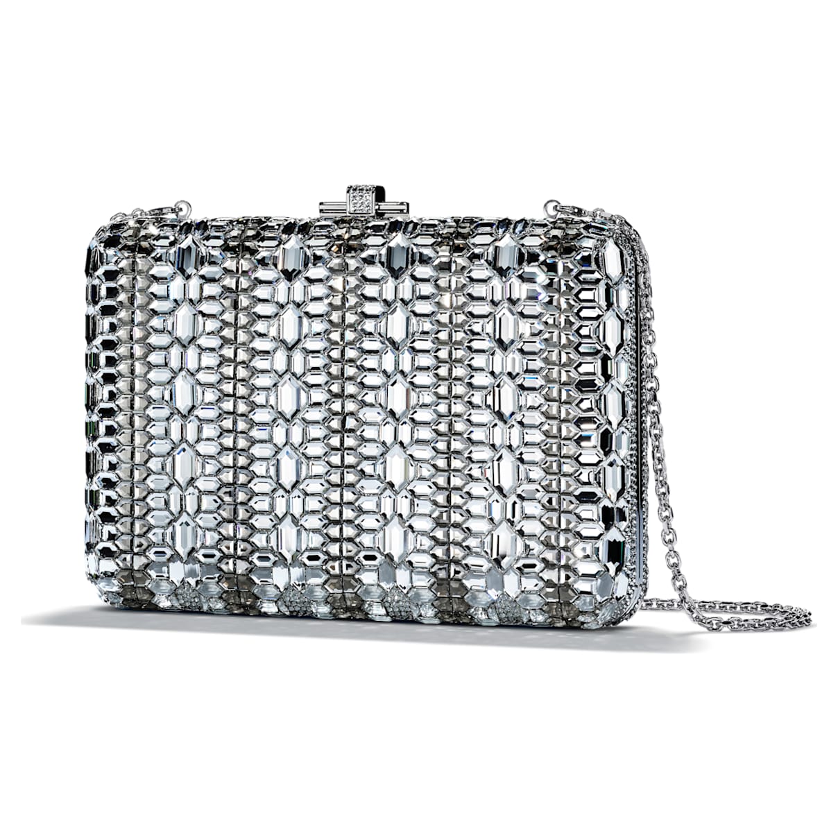 

JUDITH LEIBER Slim Slide Bag, White
