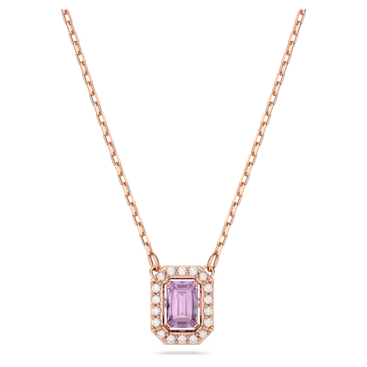 Shop Swarovski Millenia Necklace In Purple