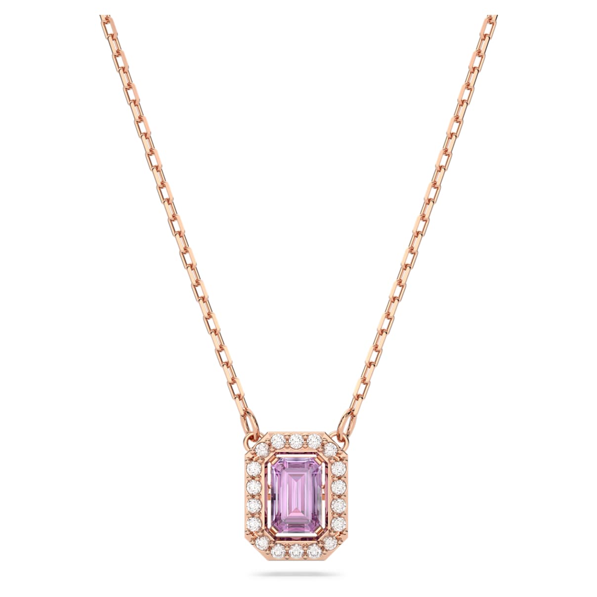 Shop Swarovski Millenia Necklace In Purple