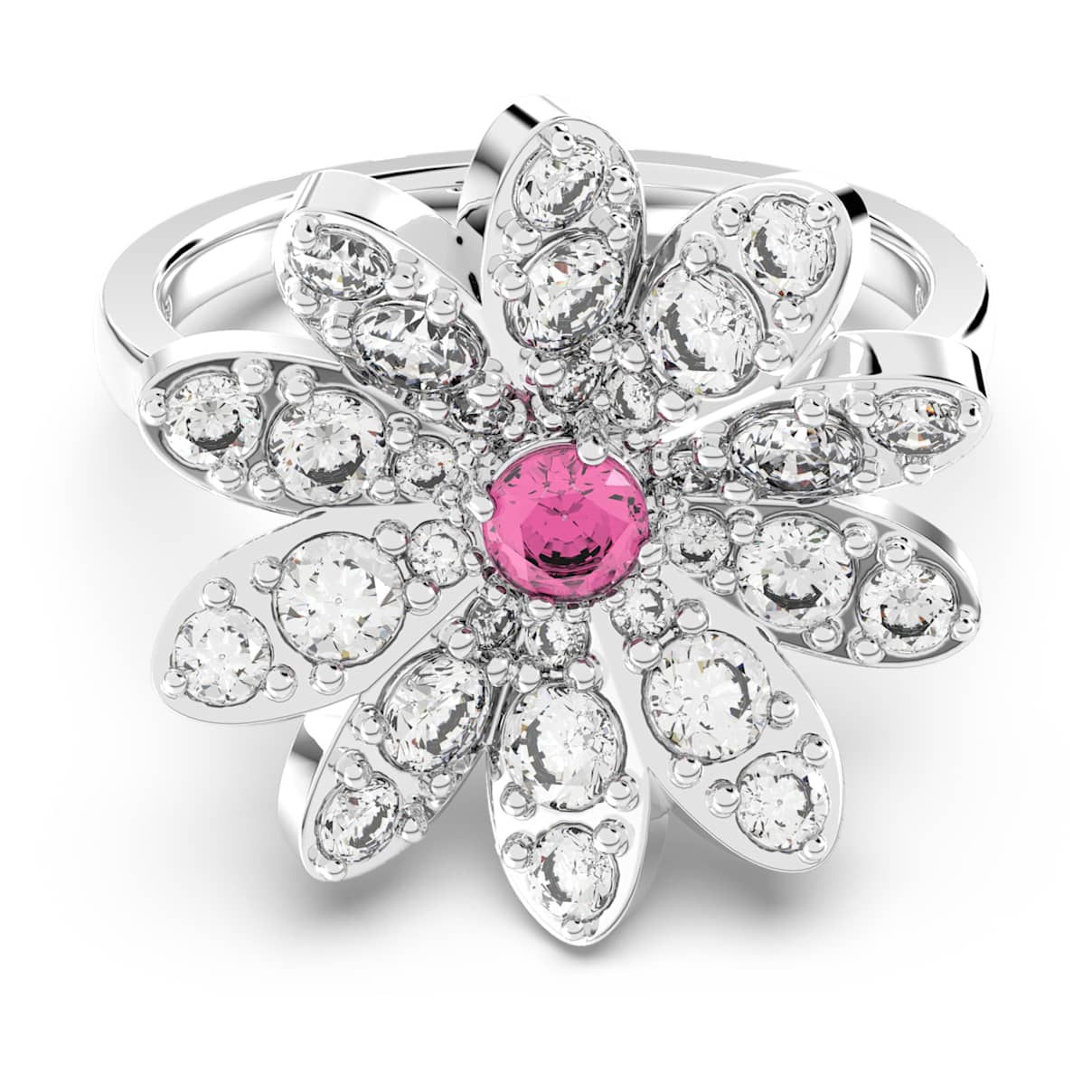 

Eternal Flower ring, Flower, Pink, Mixed metal finish